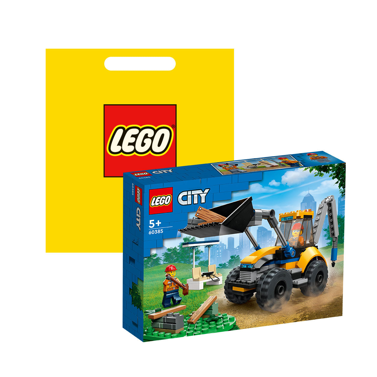 Конструктор LEGO City "Строительный экскаватор" (60385) - Boxette Shop